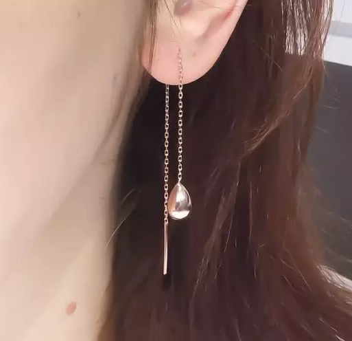 18K Rose Golden Ear Line﻿